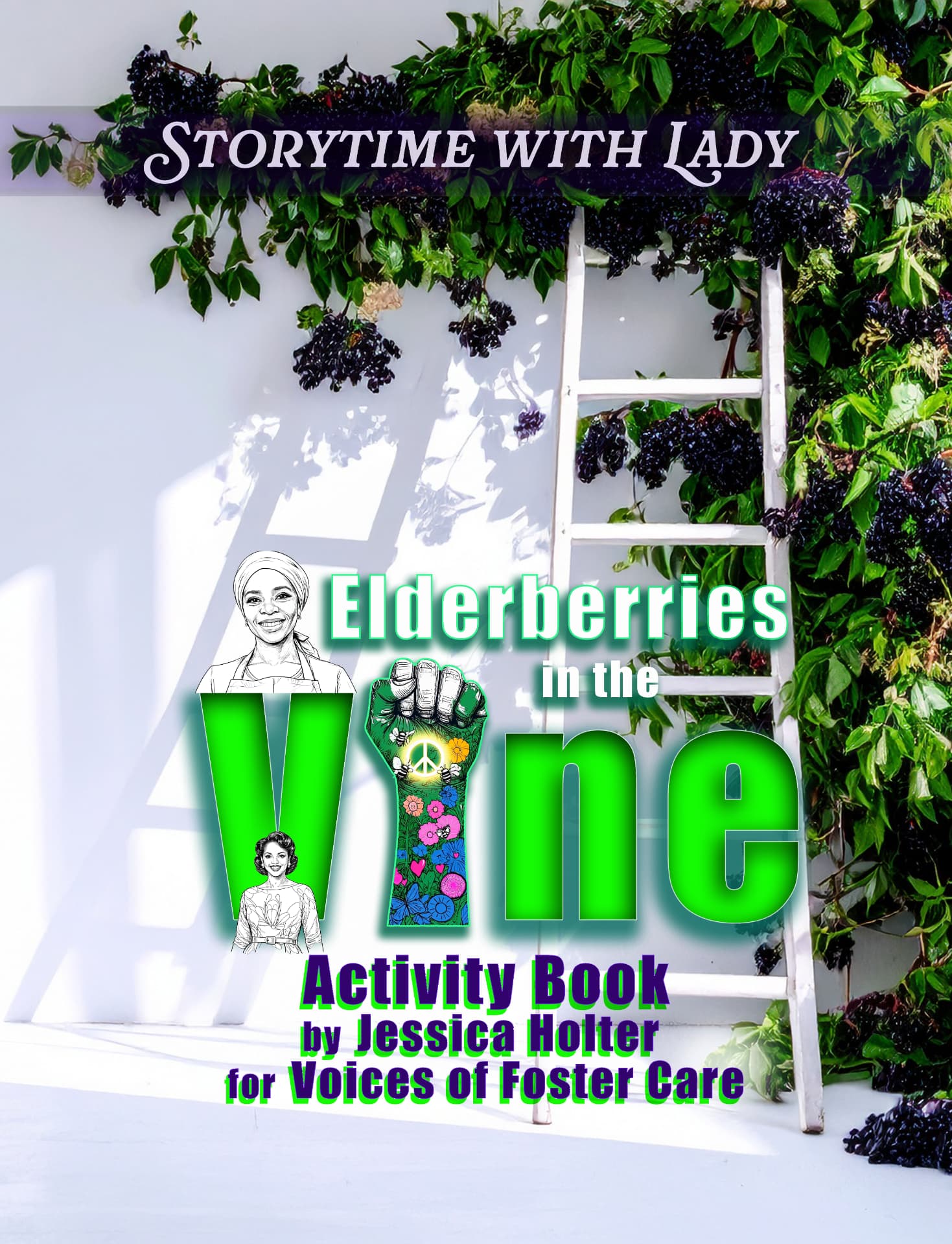 Cover of Storytime with Lady, Elderberries in the Vine (Activity Book)